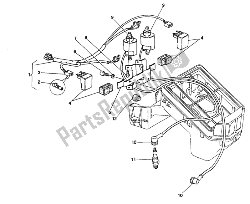 Toutes les pièces pour le Bobine D'allumage du Ducati Supersport 900 SS 1997